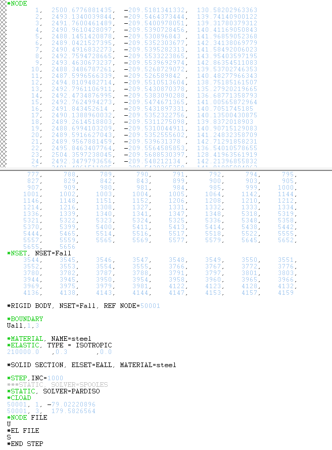 input file